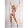 Livco Corsetti Fashion - Soledad Lc 20217 Soutien-Gorge + Culotte + Jarretière L/Xl